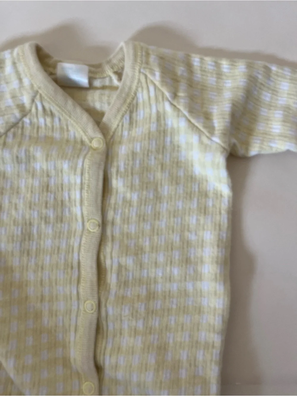 Vintage 100% Cotton Gender Neutral Baby Bundle - Gingham and Embroidered